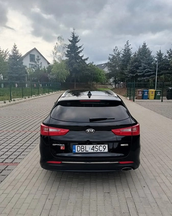 Kia Optima cena 61500 przebieg: 156500, rok produkcji 2017 z Bolesławiec małe 436